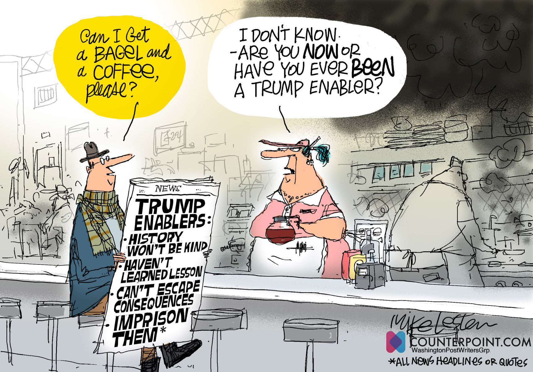 Mike Lester cartoon